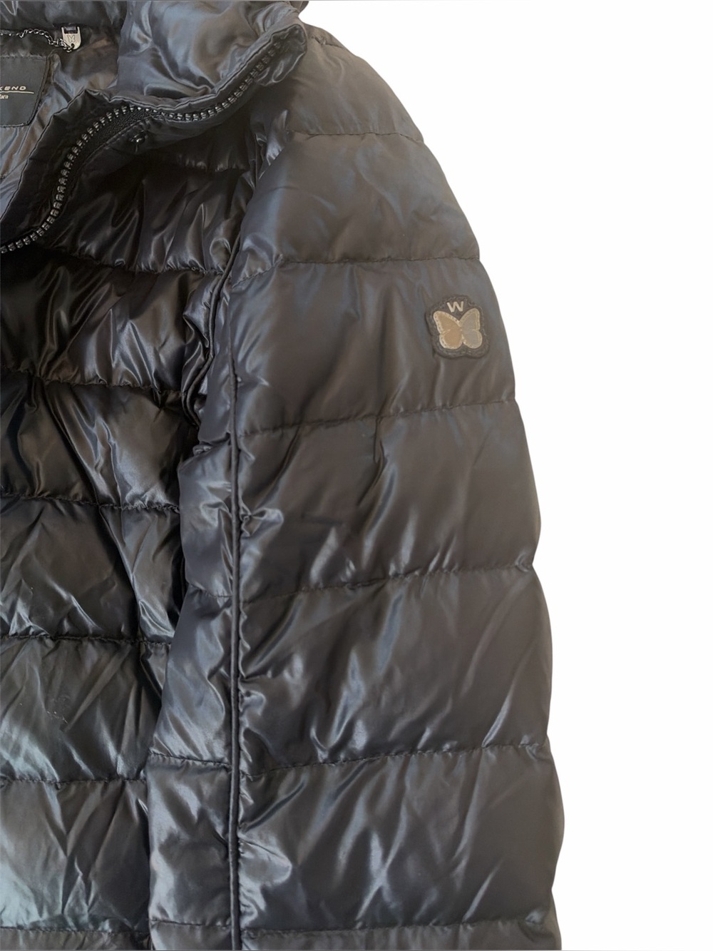 Weekend Max Mara L’Authentico Piumino Down Puffer Coat in Black - Picture 5 of 14